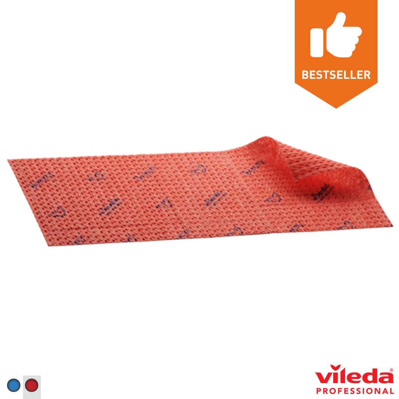 WM321074-40 Vileda Professional ClickSpeed single use mop 44x20 cm rood